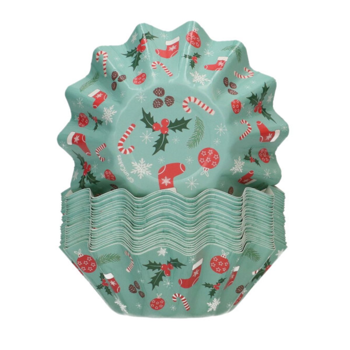 FunCakes Bloom Baking Cups Christmas pk/48