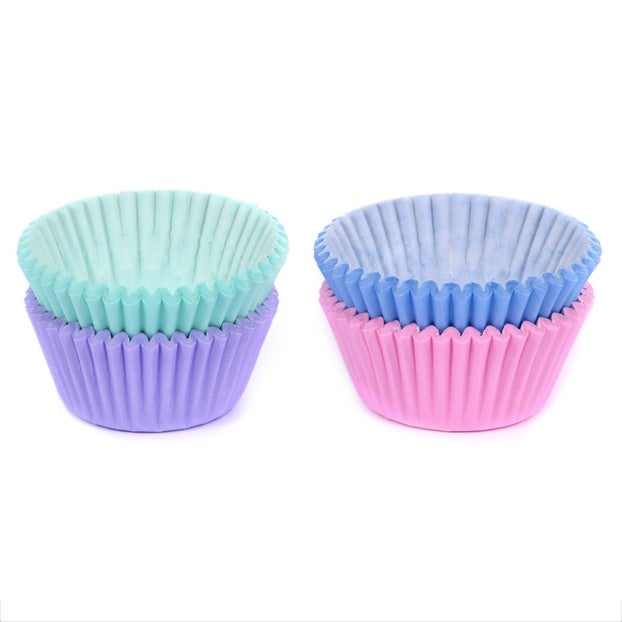 House of Marie Mini Baking Cups Assorti Pastel pk/60