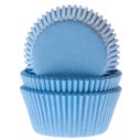 House of Marie Baking Cups Light Blue pk/48