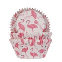 House of Marie Baking Cups Flamingo pk/48