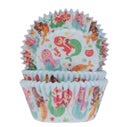 House of Marie Baking Cups Mermaid pk/48