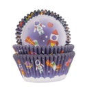 House of Marie Baking Cups Space pk/48