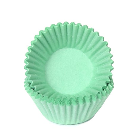 House of Marie Chocolade Baking Cups Pastel Mint pk/100