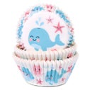 House of Marie Baking Cups Whale pk/48