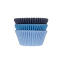 House of Marie Baking Cups Assorti Blue pk/72