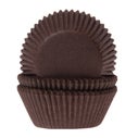 House of Marie Baking cups Brown - pk/48