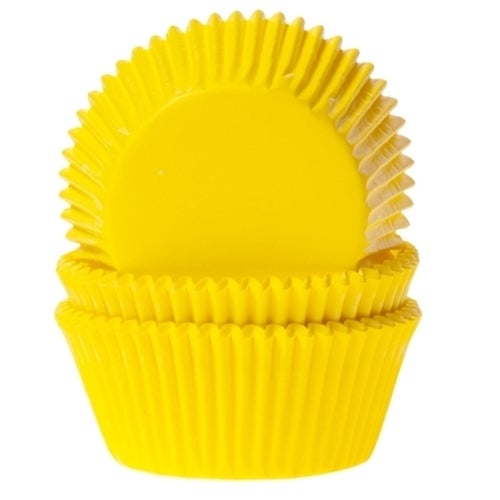 House of Marie Baking cups Yellow - pk/48