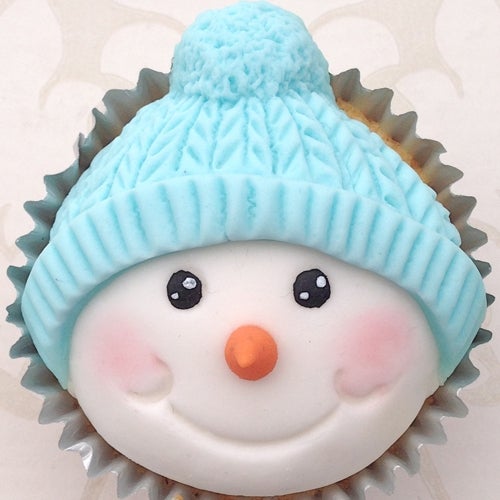 Karen Davies Cupcake Top Mould - Snowman Head