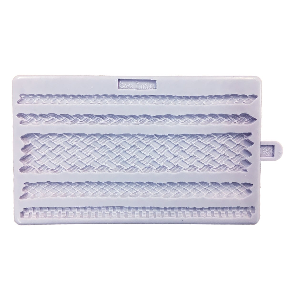 Karen Davies Silicone Mould - Plaited Borders