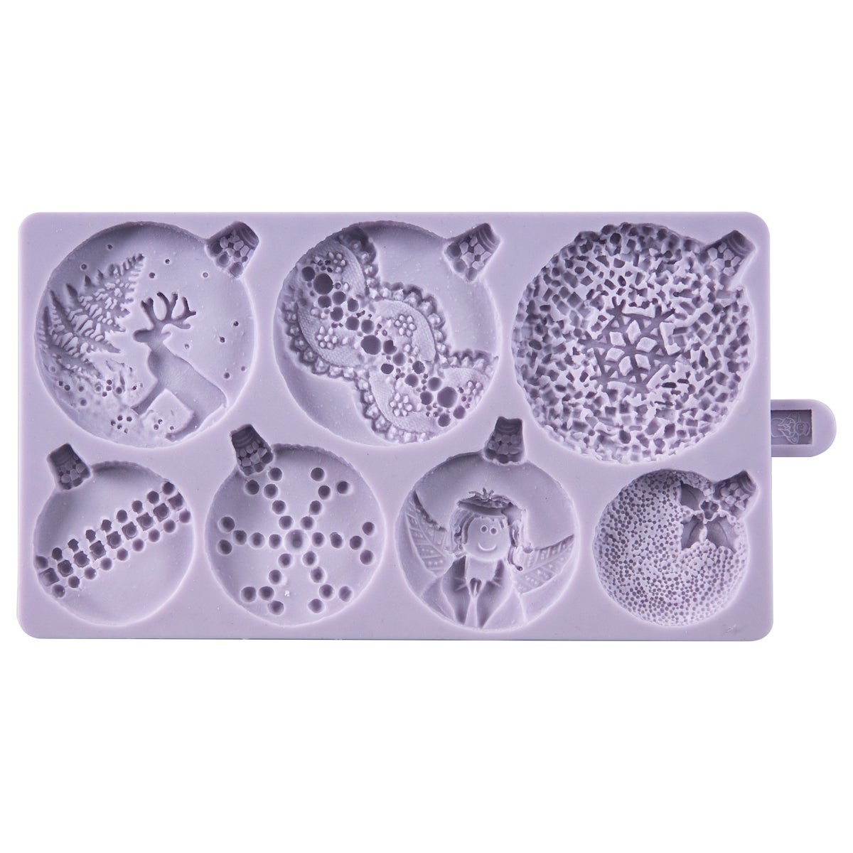 Karen Davies Siliconen Mould - Christmas Baubles