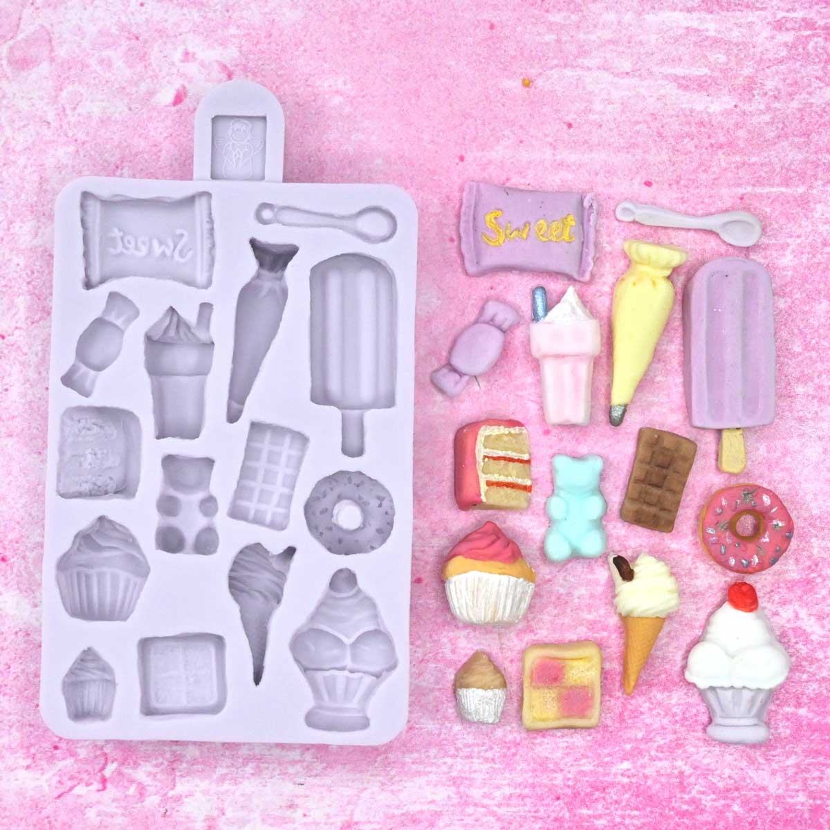 Karen Davies Silicone Mould - Miniature Confectionery