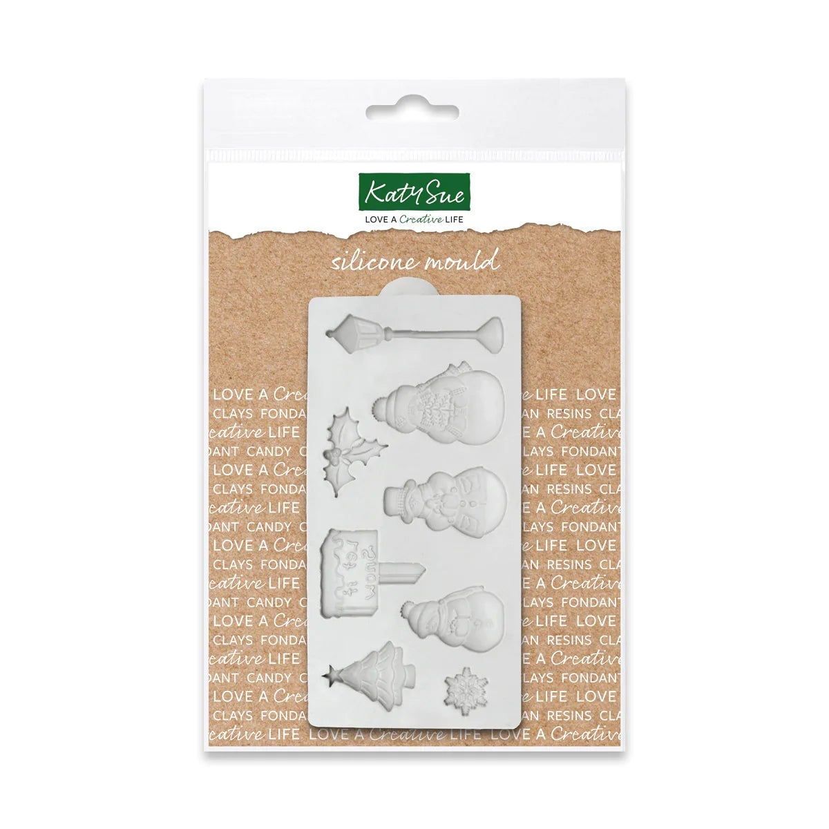 Katy Sue Mould Miniature Let it Snow