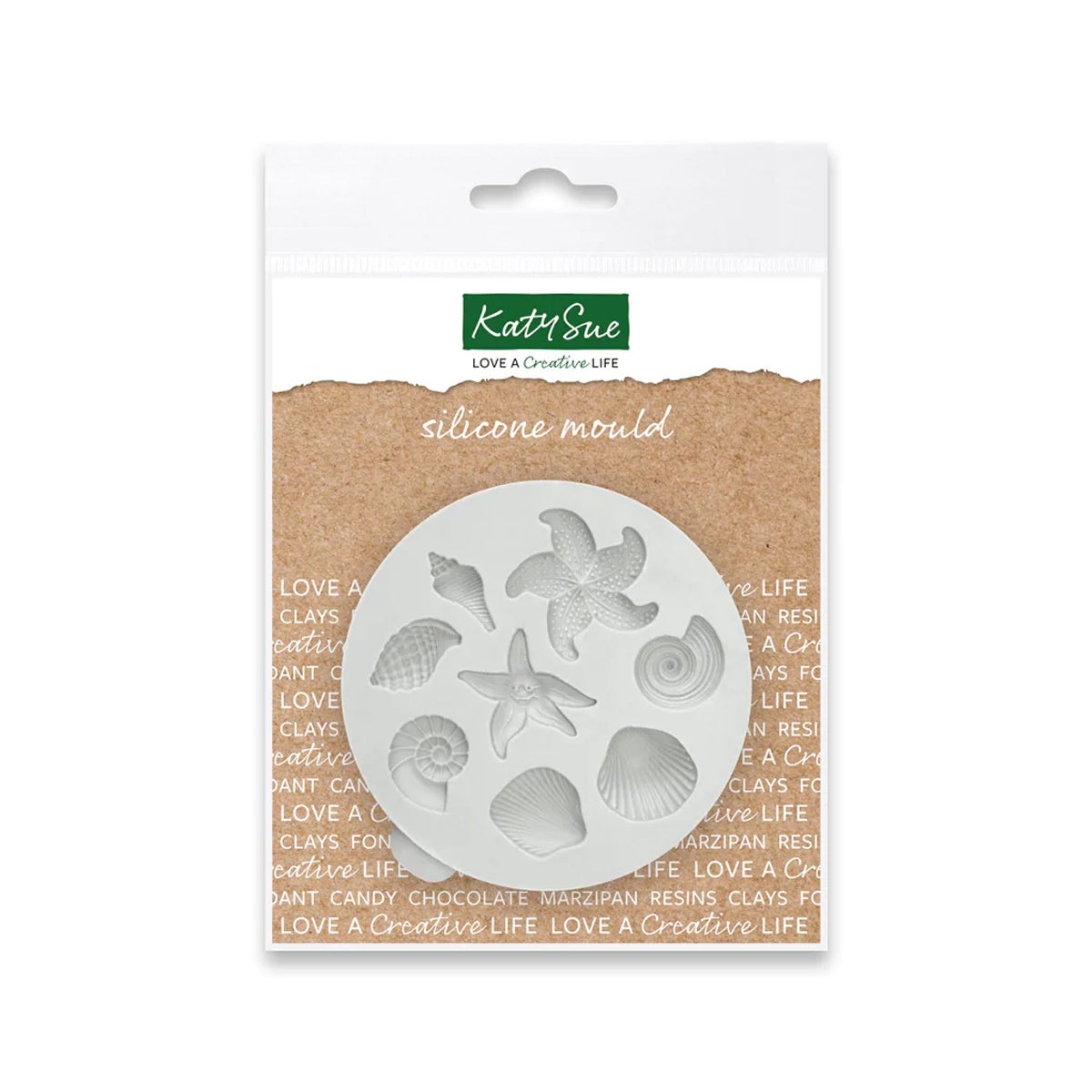 Katy Sue Mould Miniature Shells and Starfish