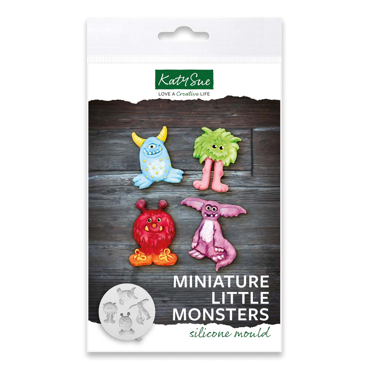 Katy Sue Silicone Mould Miniature Little Monsters