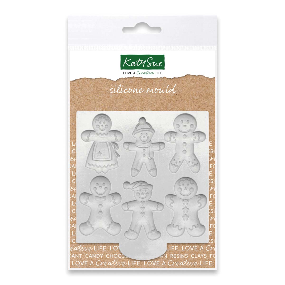 Katy Sue Silicone Mould Gingerbread People