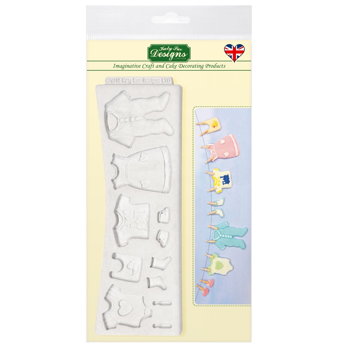 Katy Sue Mould Baby Clothes Washing Line