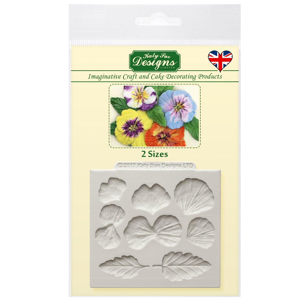 Katy Sue Mould Pansies