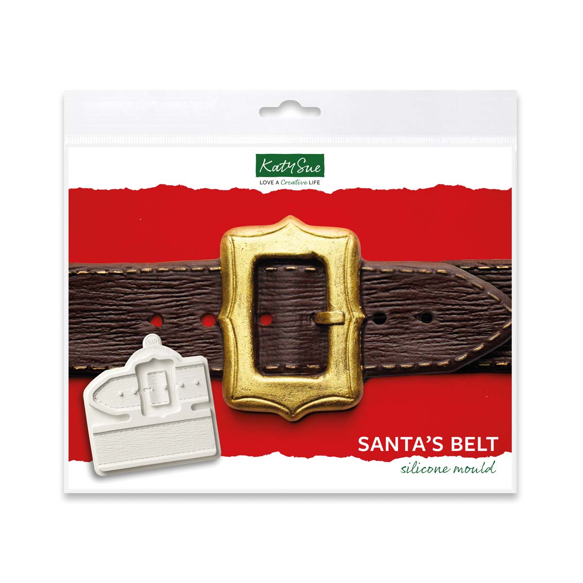 Katy Sue Silicone Mould Santa's Belt