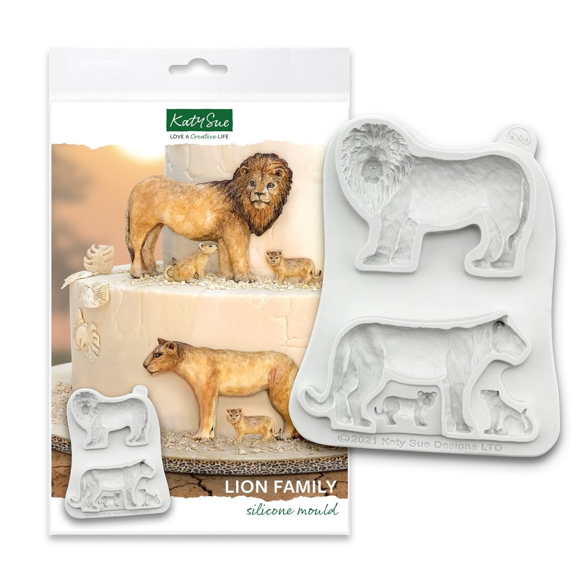Katy Sue Mould Lion Family