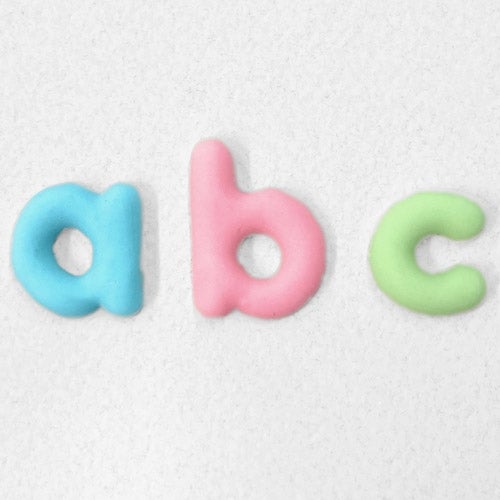 Katy Sue Mould Domed Alphabet - Lower Case