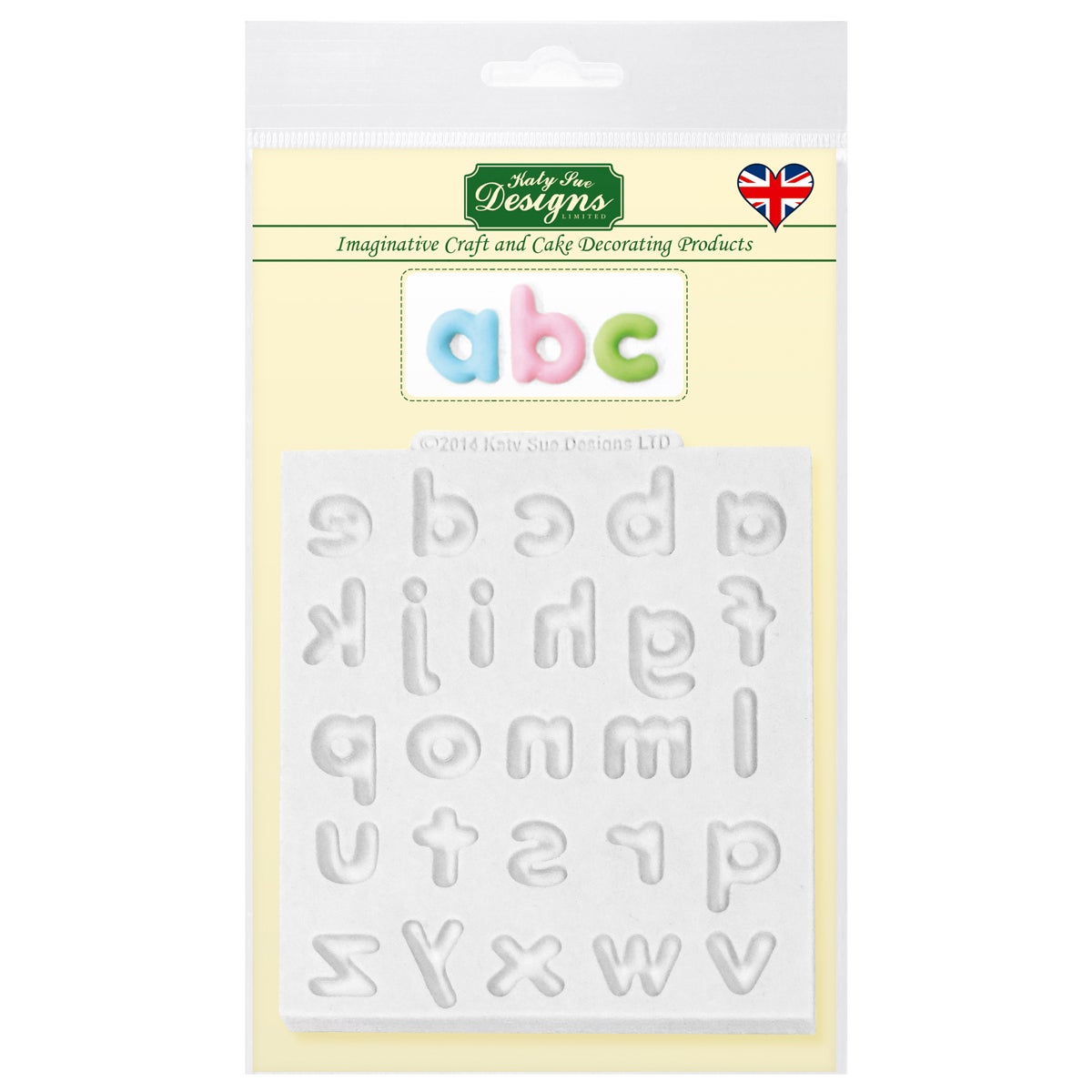Katy Sue Mould Domed Alphabet - Lower Case