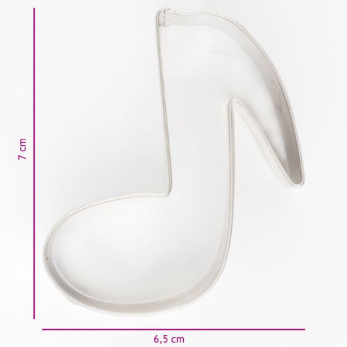 Cookie Cutter Music Note 7 cm