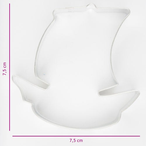 Cookie Cutter Pirate Ship 7,5 cm