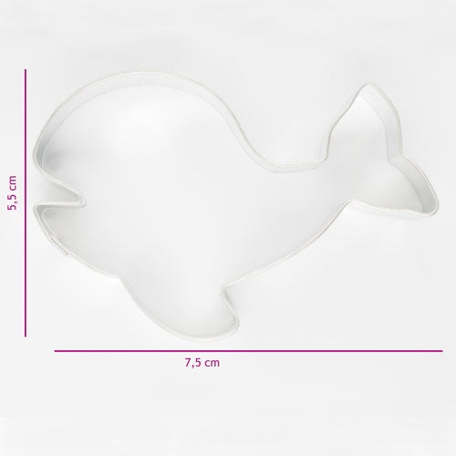 Cookie Cutter Whale 7,5 cm