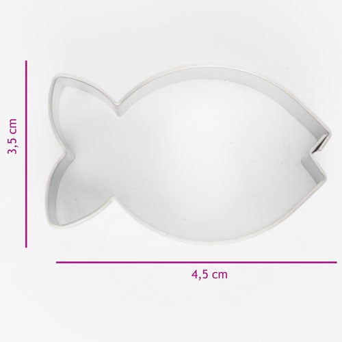 Cookie Cutter Fish 4,5 cm