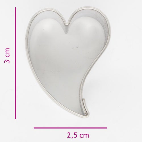Cookie Cutter Decorative Heart 3 cm