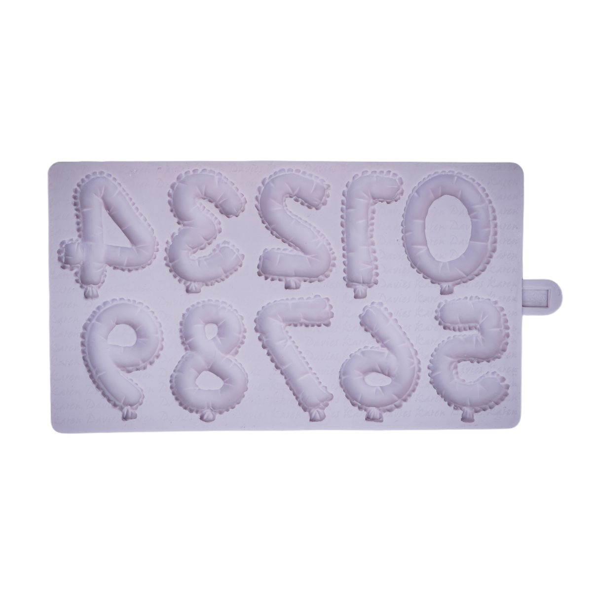 Karen Davies Silicone Mould - Balloon Numbers