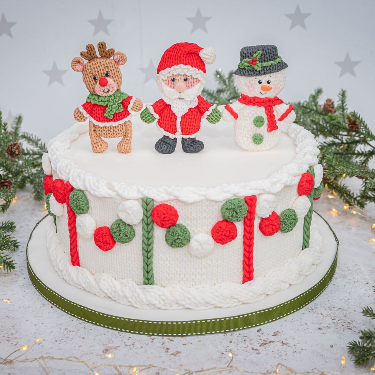 Karen Davies Silicone Mould Knitted Christmas