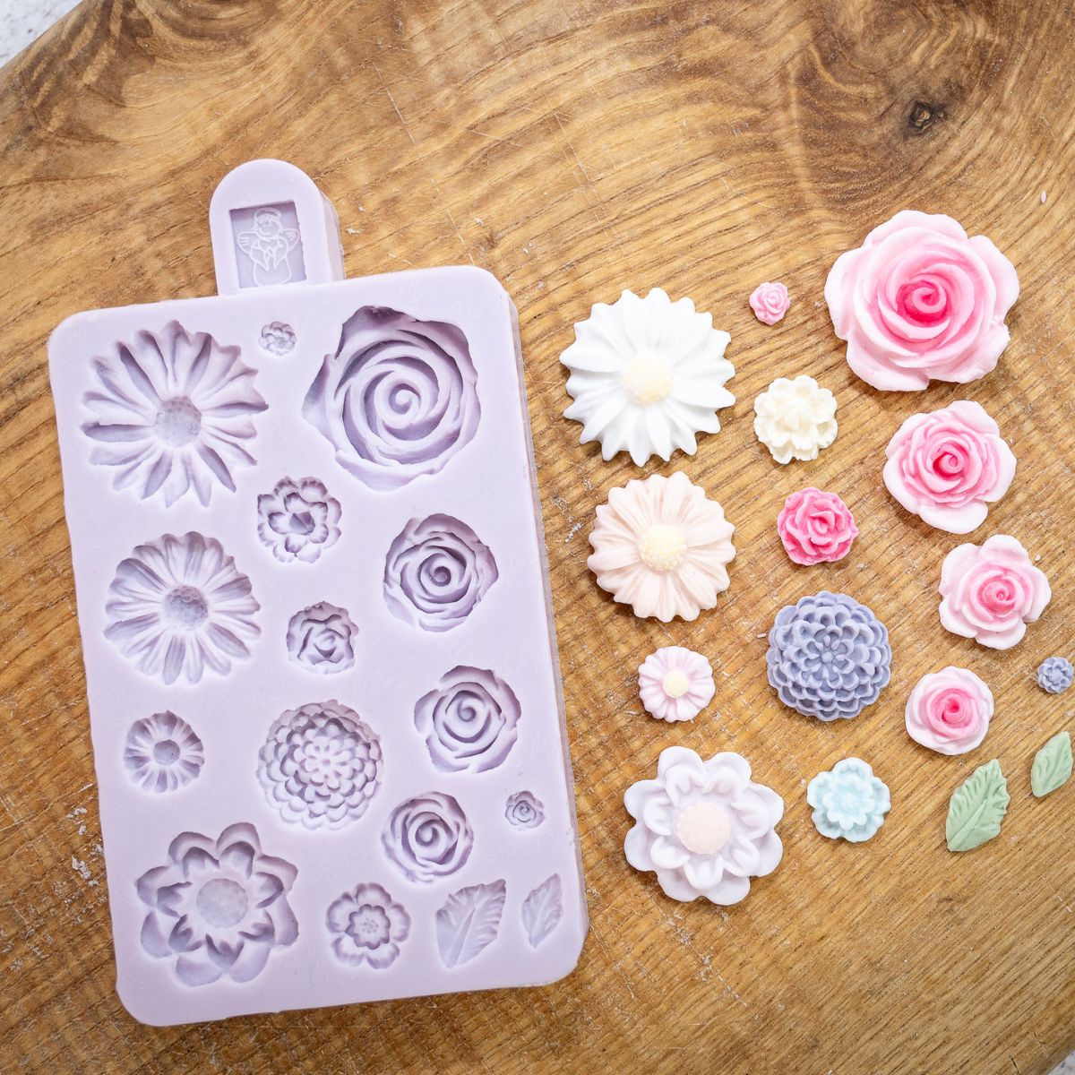 Karen Davies Silicone Mould - Miniature Flowers