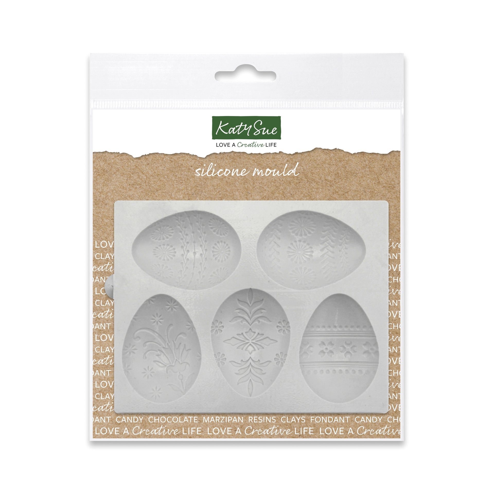 Katy Sue Silicone Mould - Decorative Easter Eggs