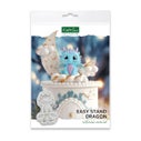 Katy Sue Silcone Mould - Easy Stand Dragon