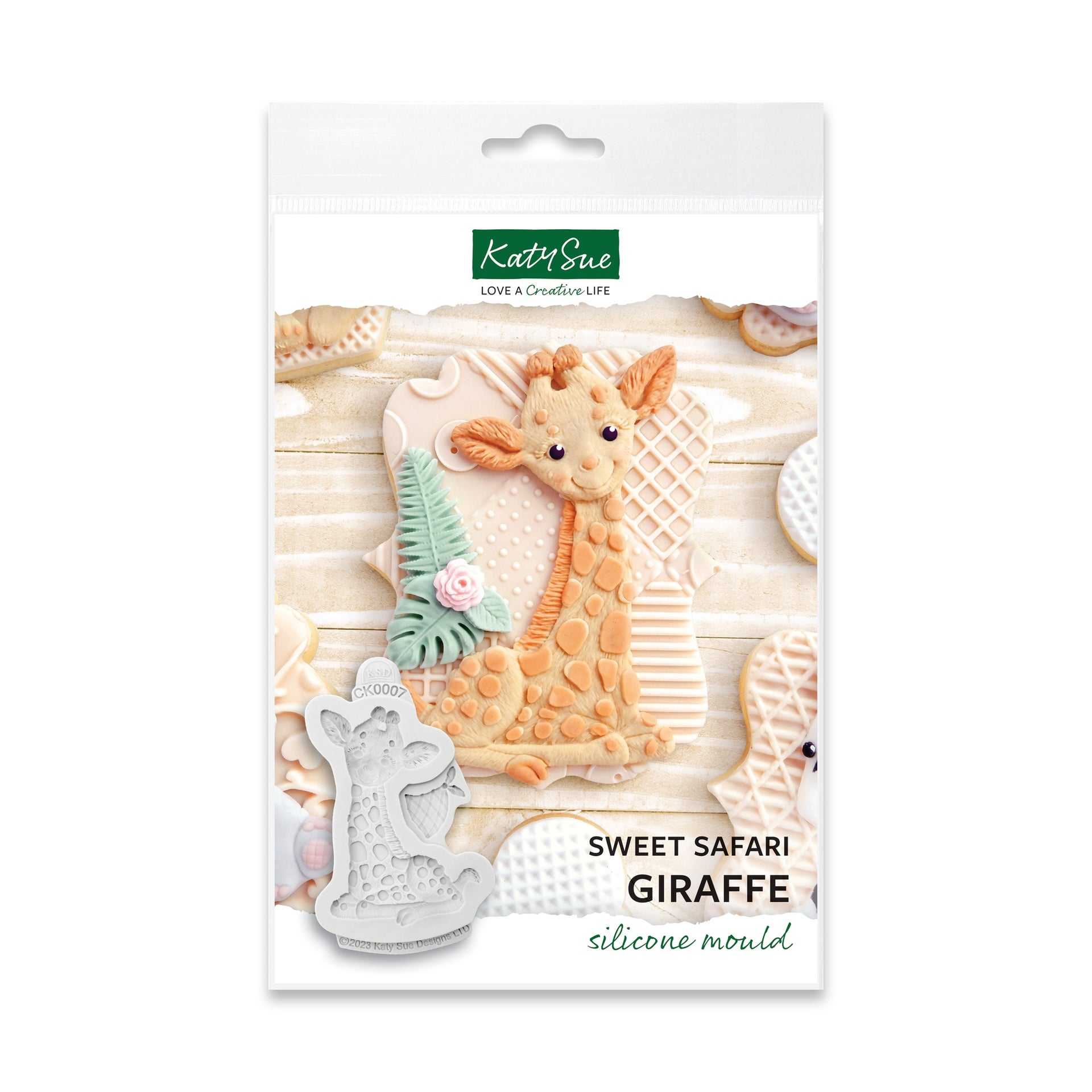 Katy Sue Silicone Mould - Sweet Safari Giraffe