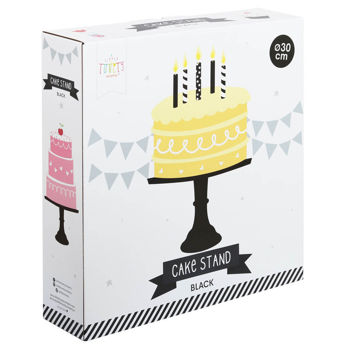 ALLC Cake Stand Large Black