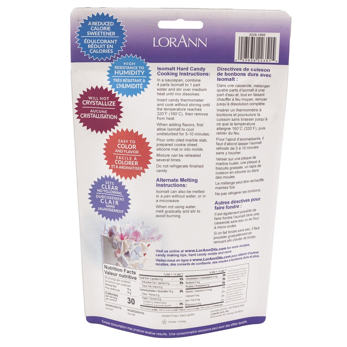 LorAnn Isomaltgranular 454g