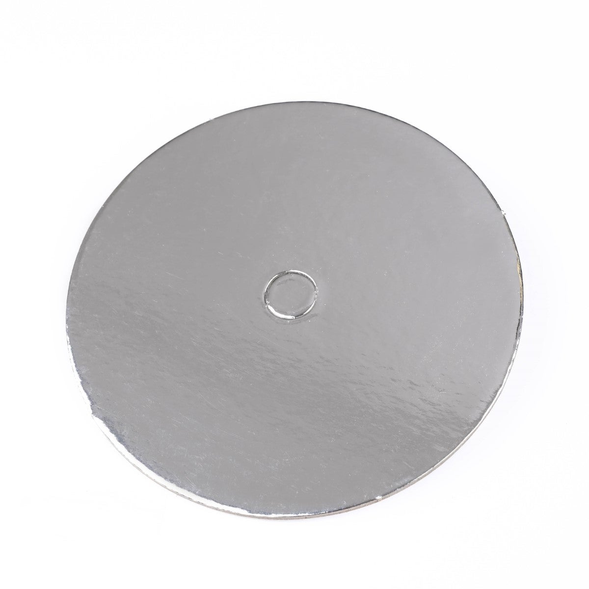 LOYAL Cake Board Perforated Round - Silver 15cm pk/10