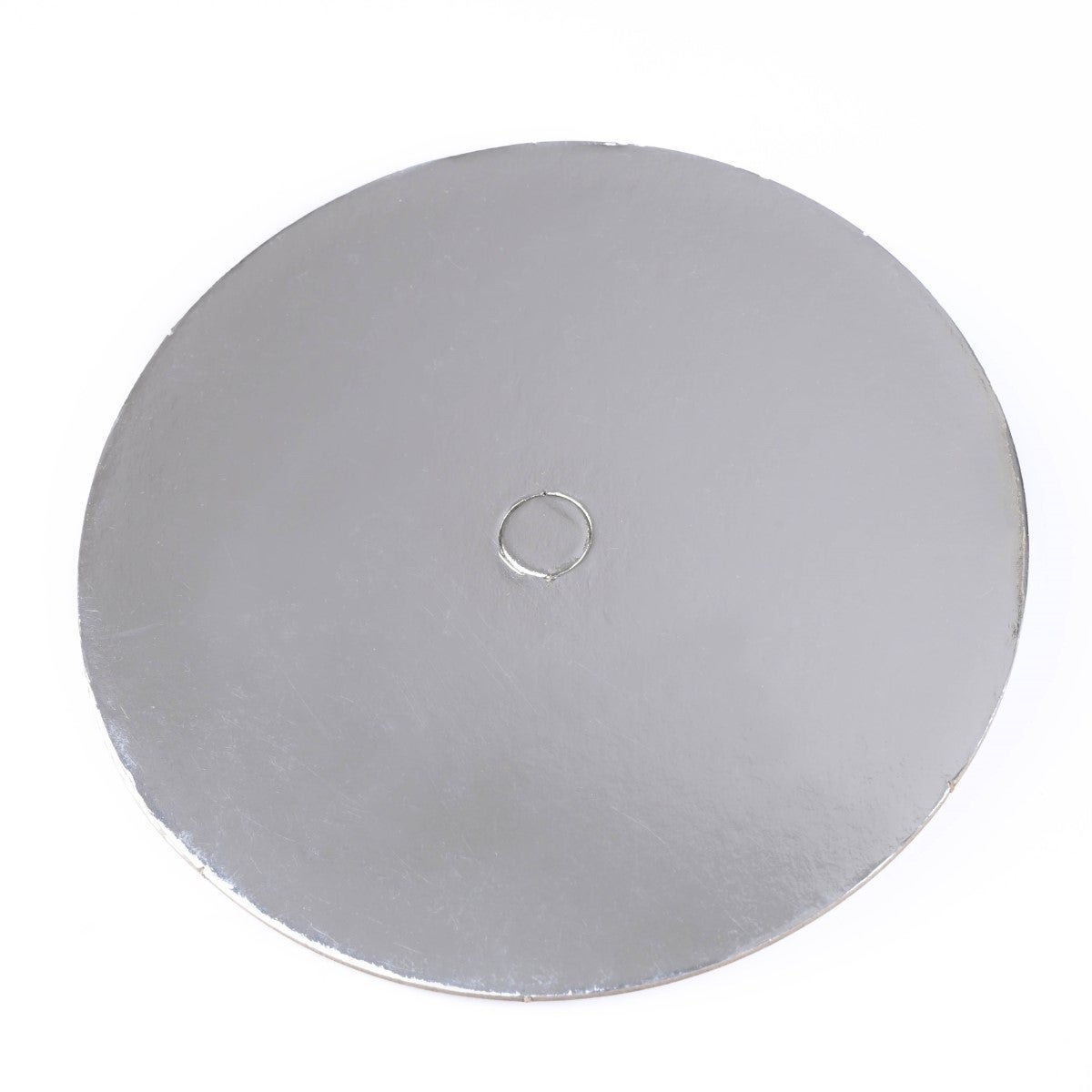 LOYAL Cake Board Perforated Round - Silver 18cm pk/10