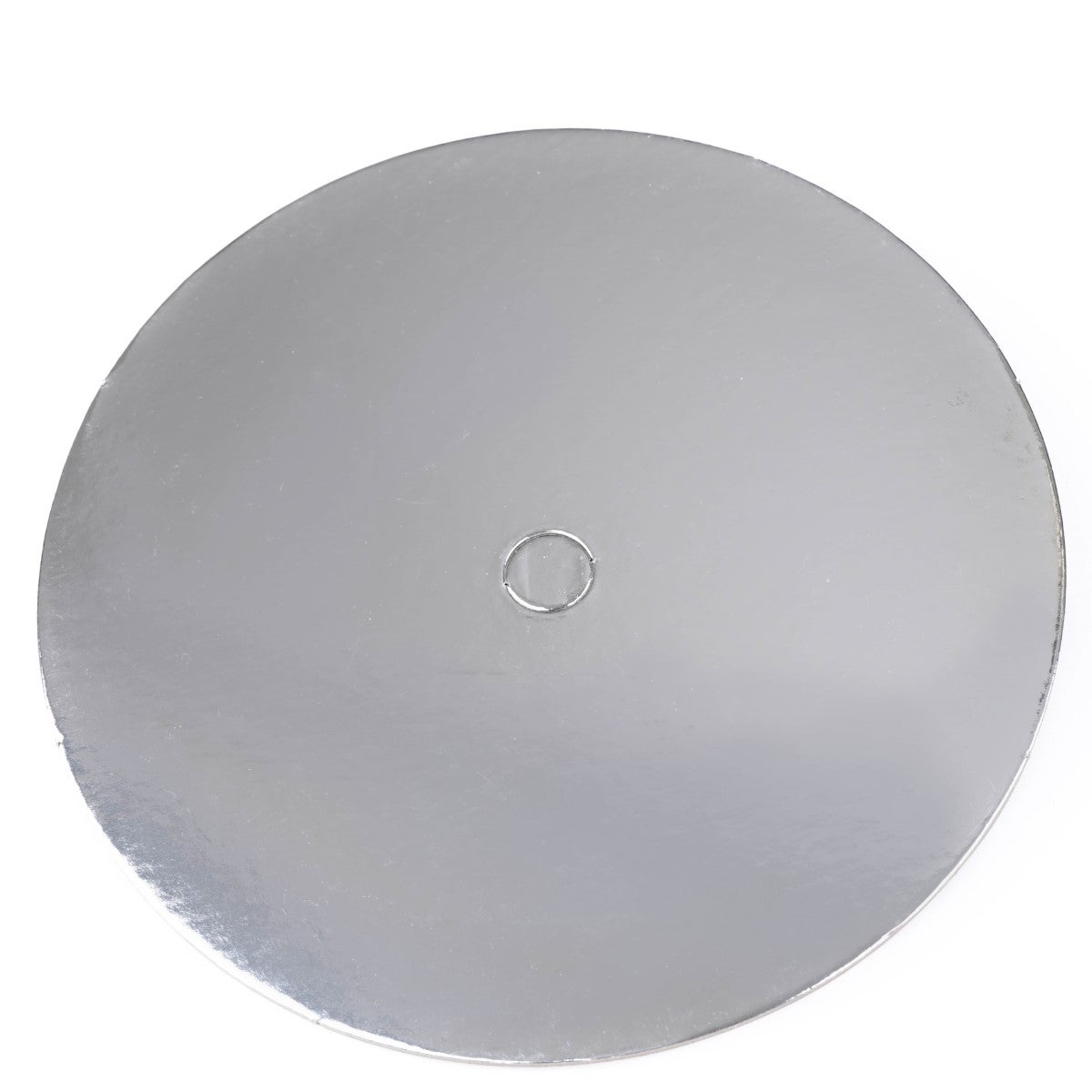 LOYAL Cake Board Perforated Round - Silver 20cm pk/10