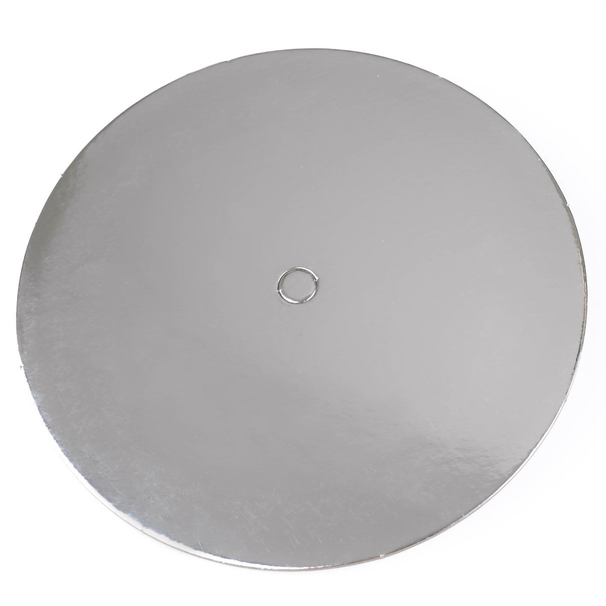 LOYAL Cake Board Perforated Round - Silver 25cm pk/10