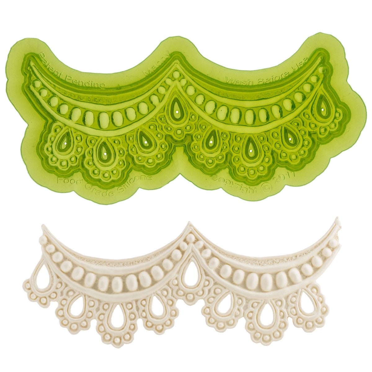 Marvelous Molds Silicone Mold - Mandy Lace Mold