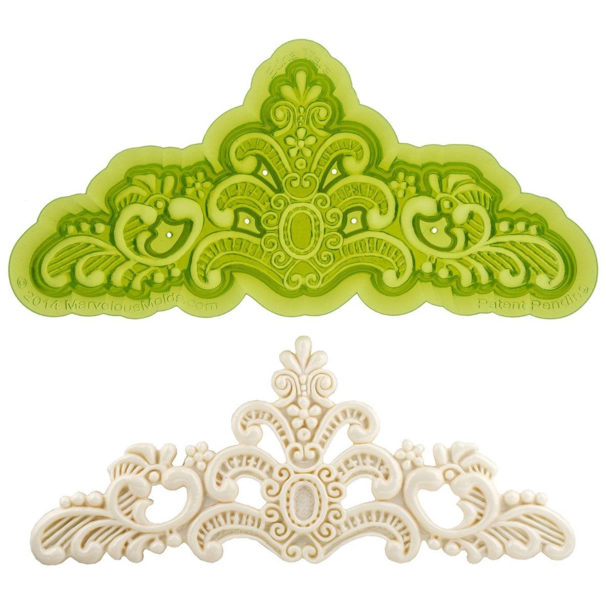 Marvelous Molds Silicone Mold - Edna Lace Mold