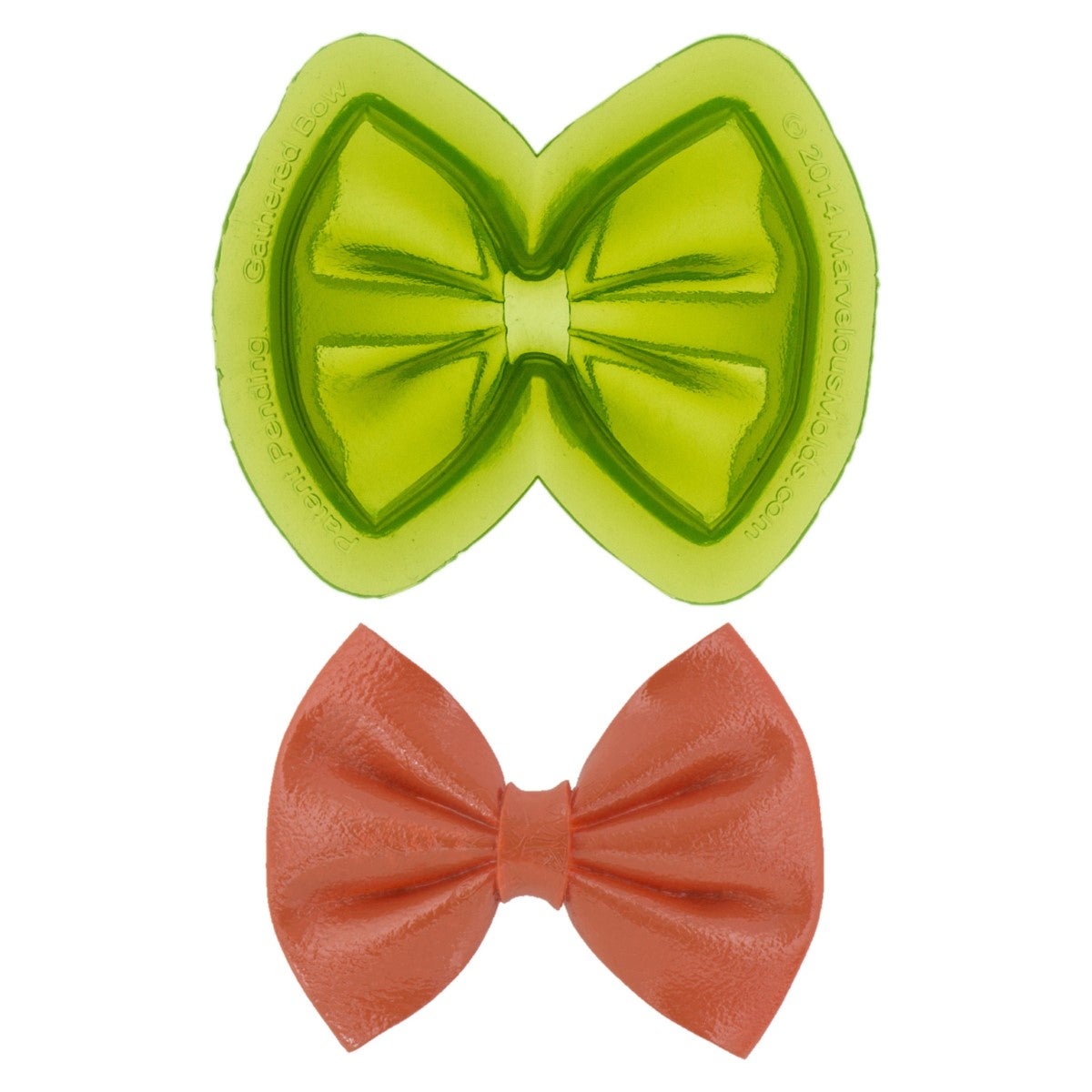 Marvelous Molds Silicone Mold - Gathered Bow Mold