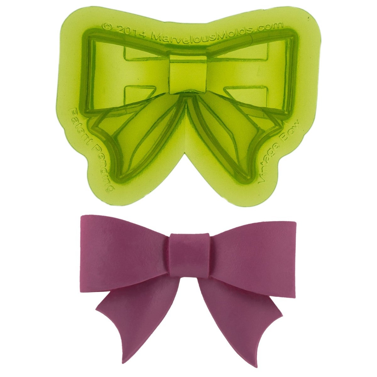 Marvelous Molds Silicone Mold - Vintage Bow Mold