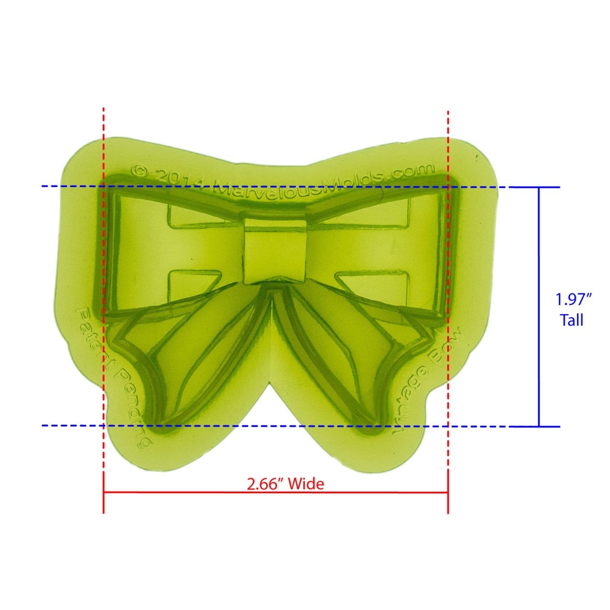 Marvelous Molds Silicone Mold - Vintage Bow Mold