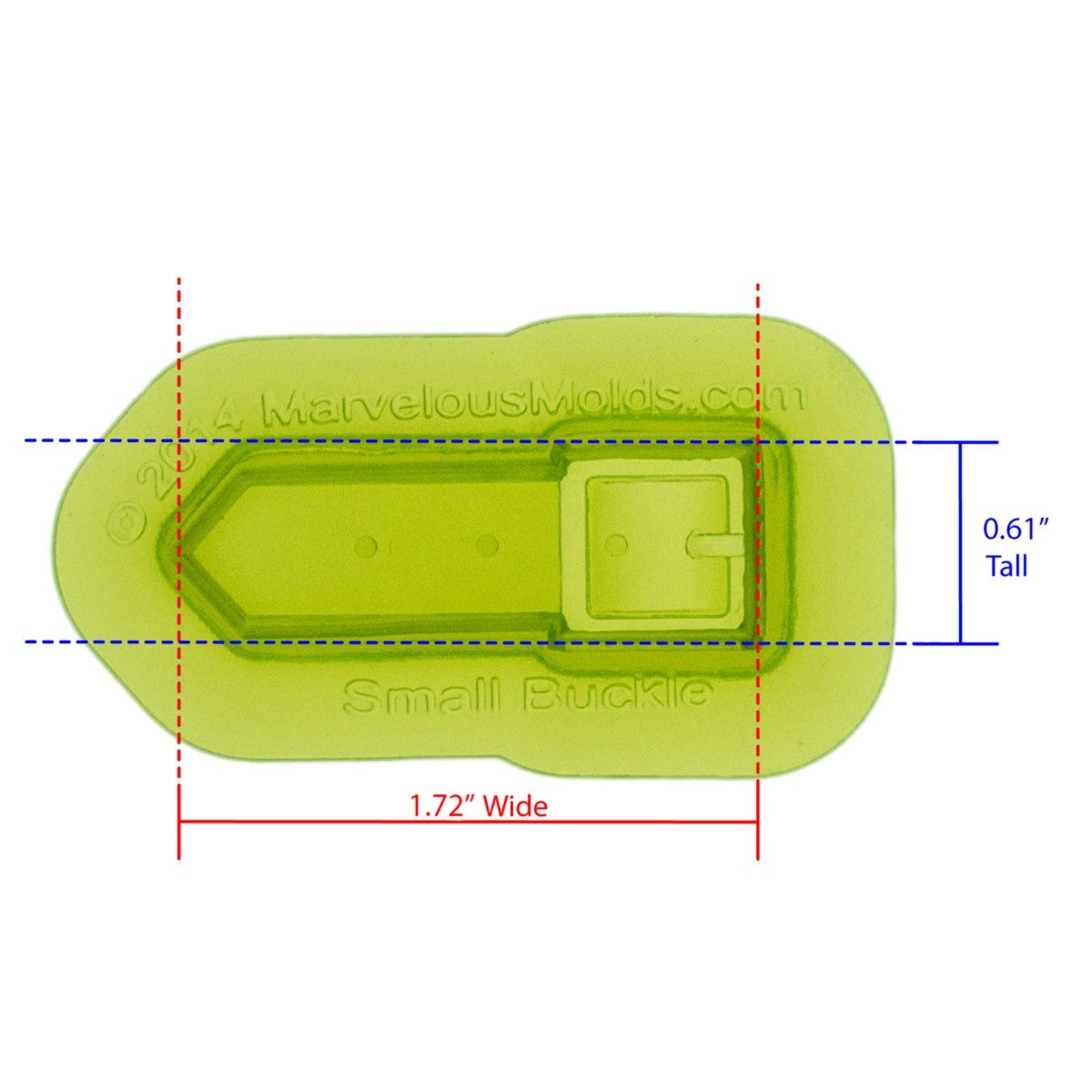 Marvelous Molds Silicone Mold - Small Buckle Mold