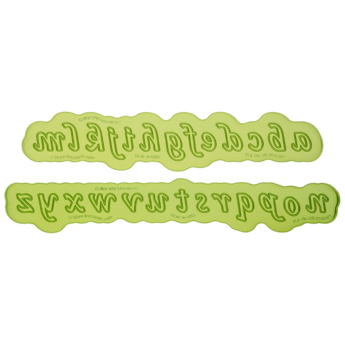 Marvelous Molds Silicone Mold - Calligraphy Lowercase Flexabet™
