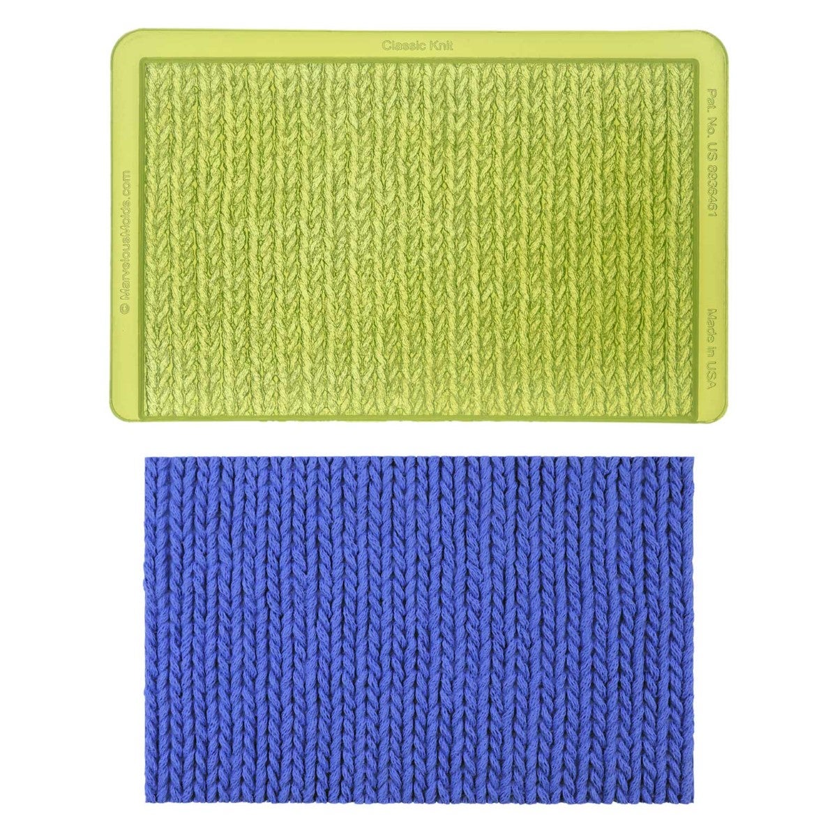 Marvelous Molds Silicone Mold - Classic Knit Simpress
